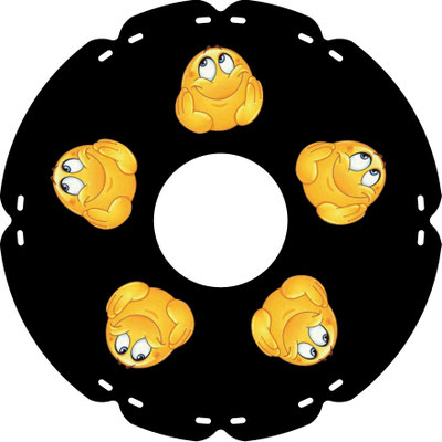 1253 Smiley gelb