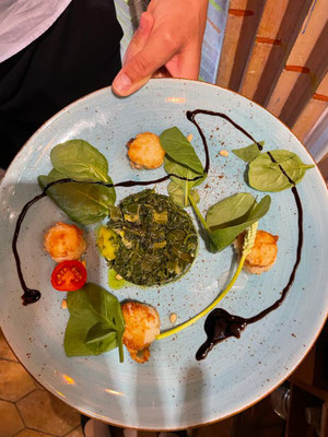 Jakobsmuscheln. scallops. scaloppine.