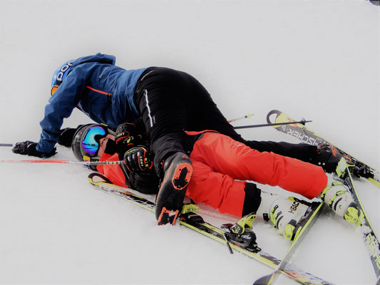 Skiunfall Schauübung Pistenhilfe Weerberg