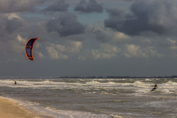 Maasvlakte kite surfen
