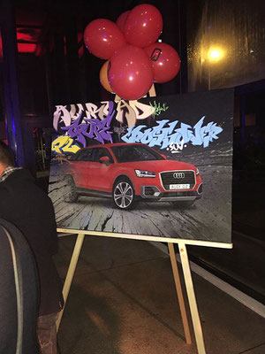 Expo & live painting - Soirée d'inauguration Audi Q2 - 04/11/16