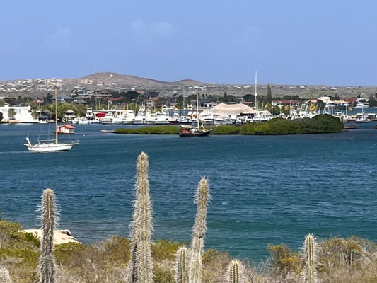 Blick zum Yachthafen im SpanishWater