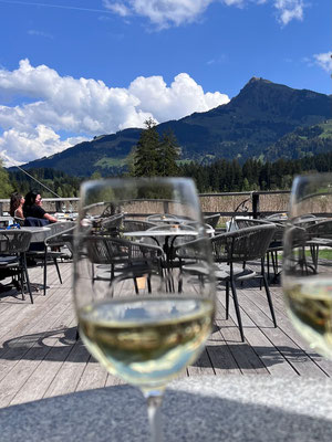 Geniessen mit Blick zum Kitzbühlerhorn