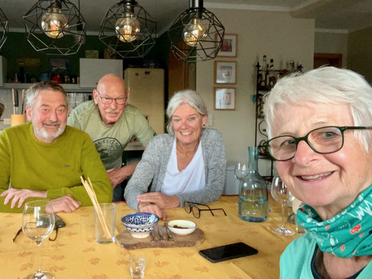 Freudiges Beisammensein mit Angelika und Wolfgang