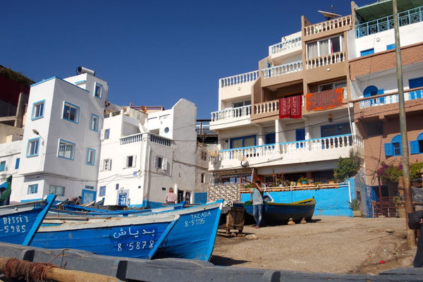 Taghazoute am Strand