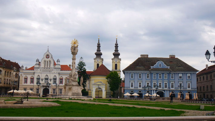 Auf Stadtrundgang in Timisoara,