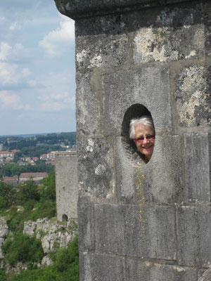 Guguseli auf der Ringmauer