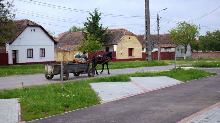 In Giarmata ist man noch mit 1 PS unterwegs 