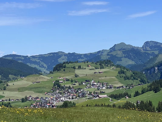 Rundwanderung in Oberiberg bei Prachtswetter