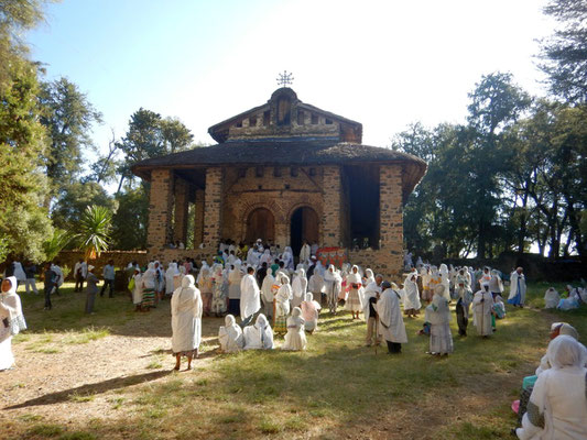 Debre Birham Selassie Churh - Gondar. Voyage Séjour Trekking et randonnée, Road trip en Ethiopie. Visite de la Région Amhara en Ethiopie.