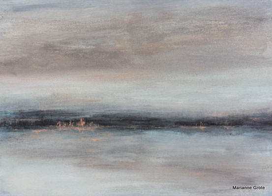 Im Norden, 60 x 80 cm, Mischtechnik auf Leinwand 2016