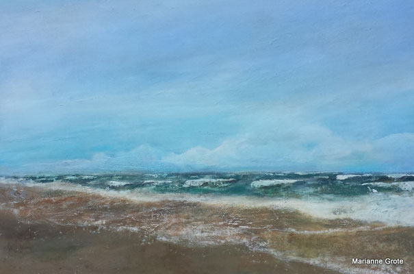 Sylt, 80 x 120 cm, Mischtechnik, 2015 