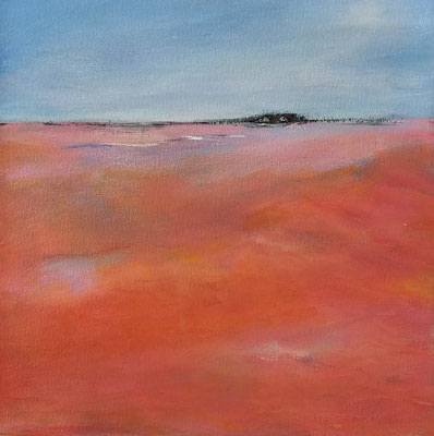 Moment 3, 20 x 20 cm, Mischtechnik auf Leinwand, 2018