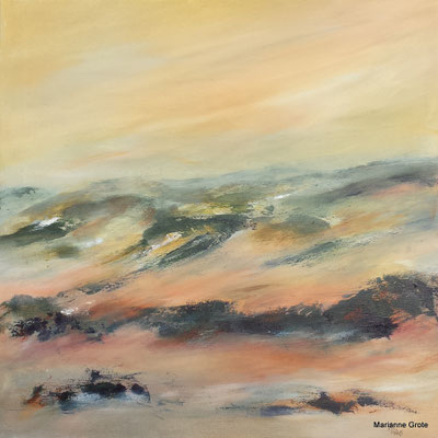 Dünenland, 50 x 50 cm, Acryl auf Leinwand, 2015