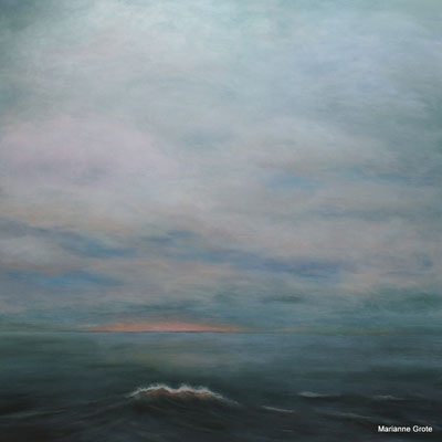 Morgenspaziergang, 100 x 100 cm, Acryl auf Leinwand, 2017