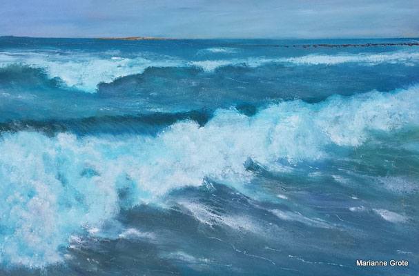 Amrum, 80 x 120 cm, Acryl auf Leinwand, 2016