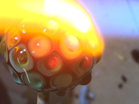 producteur du jura - filage du verre de murano - le flamme en verre - association llb