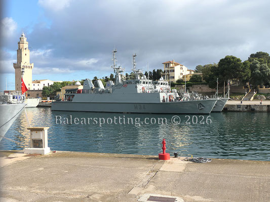 M 34 Turia y abarloado al M 32 Sella