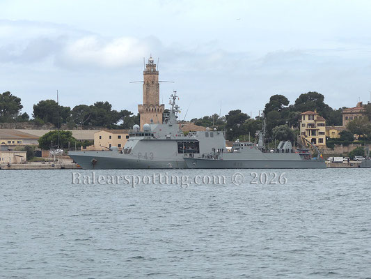 P 43 relampago y M 36 Tajo