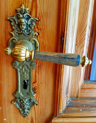 Wunderschöner Türgriff im Haus Eckart