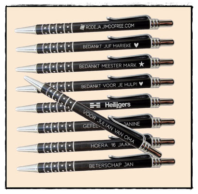 Pen met tekst of logo €2,95