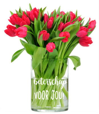 Sticker voor bloemenvaas va €5,50