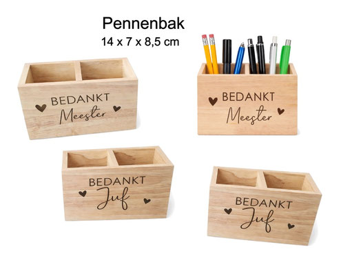 Pennenbak €7,50