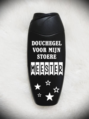 Sticker voor douchegel €3,00