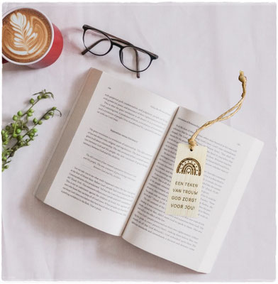Boekenlegger €3,95 (+achterkant graveren €4,50