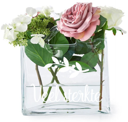 Sticker voor bloemenvaas va €5,50
