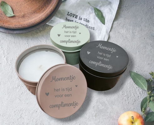 Geurkaars in blik €3,95