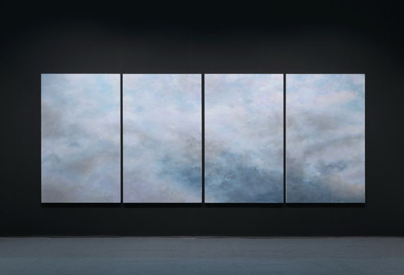 Miwa Ogasawara "infinite" 4 part-painting, 2022, Oil on canvas  Photo:Kim Kyoungtae