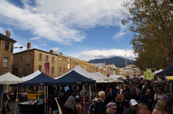 Salamanca Market in Hobart