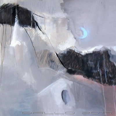 Holdfényben (In moonlight) akril-farost, 60x60 cm (2017)