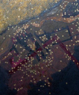 1.1.12 - Locuste, huile sur toile, 100x120 cm