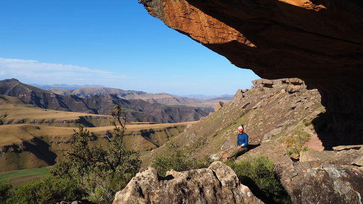 Tarn Cave ; frontière Lesotho-Afrique du Sud. Voyage Maxime Lelièvre