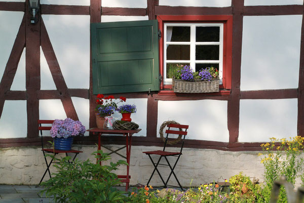 typisches Fachwerkhaus in Deutschland