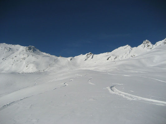 Verschneite Berge