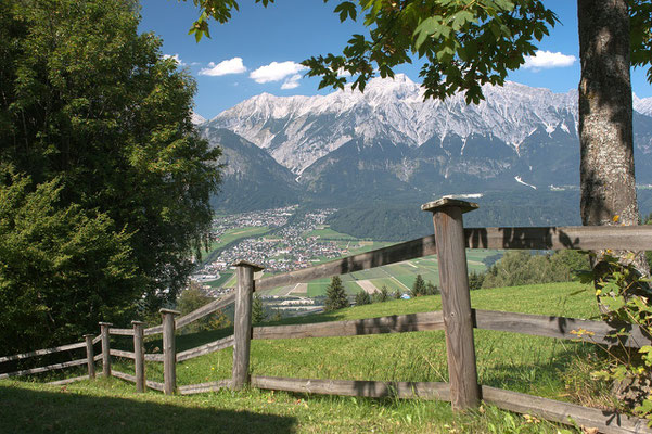 grüne Berge´des Inntals, Tulfes im Sommer