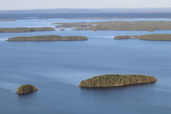 Aussicht auf die Seenlandschaft des Koli Nationalparks vom Monte Koli ©My own Travel