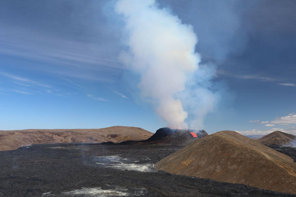 Aktiver Vulkan auf der Reykjanes Halbinsel ©My own Travel