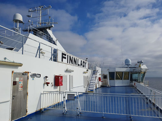 An Deck der Finnlines Fähre ©My own Travel