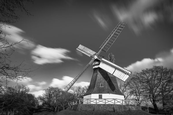 Immer wieder ein beliebtes Fotomotiv: die Worpsweder Mühle. 