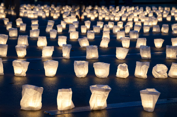 Ein besonderer  Abend - nicht nur für Kinder: das Lichterfest in der Worpsweder Bergstraße