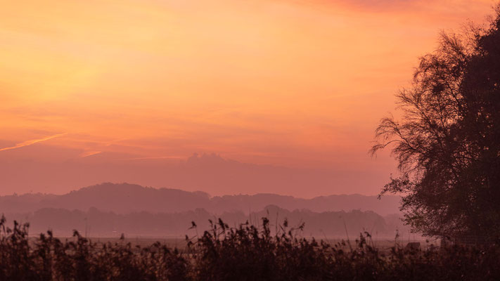Ein Sonnenaufgang im Teufelsmoor bei Worpswede