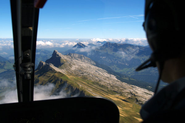 Alpenrundflug ab Gstaad