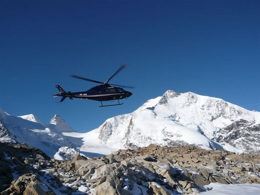 Alpenrundflug Helikopter Engadin