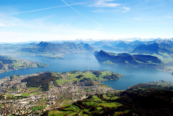 Vierwaldstättersee Helikopter Rundflug 