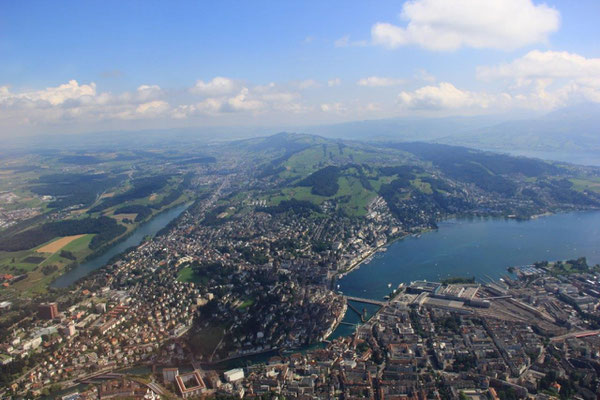 Hubschrauberflug Luzern Rundflug ab Buochs