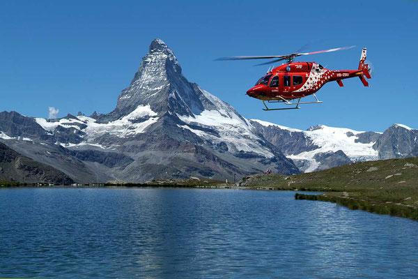 Matterhorn Helikopterrundflug Air Zermatt 